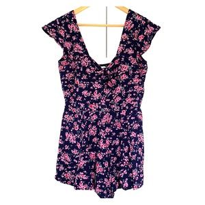 Spring floral romper